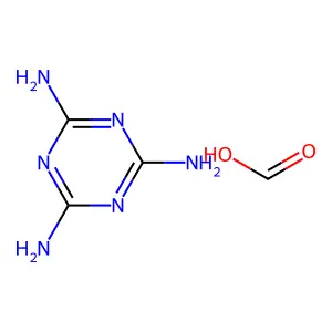 Formic acid, compd. with 1,3,5-triazine-2,4,6-triamine (1:1) structure
