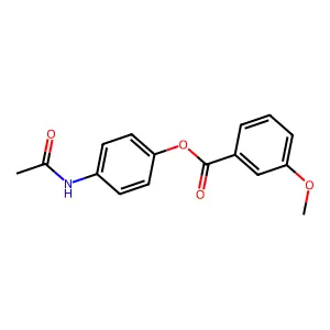 4-(Acetylamino)phenyl 3-methoxybenzoate structure