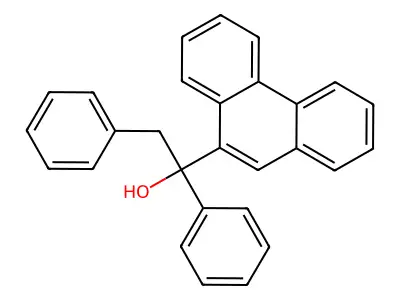 1-(9-Phenanthryl)-1,2-diphenylethanol structure