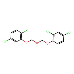 2,4-Dichloro-1-{[(2,5-dichlorophenoxy)methoxy]methoxy}benzene structure