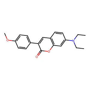 7-(Diethylamino)-3-(4-methoxyphenyl)chromen-2-one structure