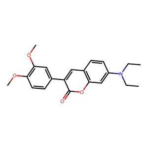 7-(Diethylamino)-3-(3,4-dimethoxyphenyl)chromen-2-one structure