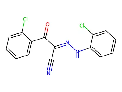 3-(2-Chlorophenyl)-2-[(2-chlorophenyl)hydrazono]-3-oxopropanenitrile structure