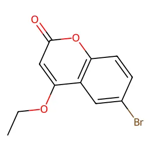 6-Bromo-4-ethoxycoumarin structure