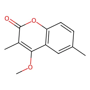 3,6-Dimethyl-4-methoxycoumarin structure