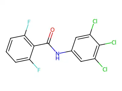 2,6-Difluoro-N-(3,4,5-trichlorophenyl)benzamide structure