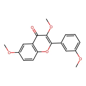 3,6,3'-Trimethoxyflavone structure