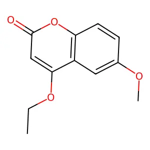 4-Ethoxy-6-methoxycoumarin structure
