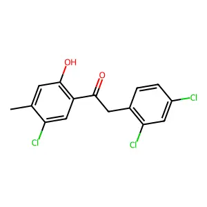 1-(5-Chloro-2-hydroxy-4-methylphenyl)-2-(2,4-dichlorophenyl)ethanone structure