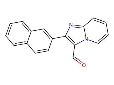2-(2-Naphthyl)imidazo[1,2-a]pyridine-3-carbaldehyde structure