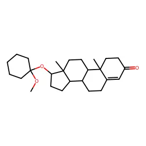 [3-(Diacetyloxymethyl)phenyl] acetate structure