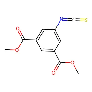 1,3-Benzenedicarboxylic acid, 5-isothiocyanato-, 1,3-dimethyl ester structure