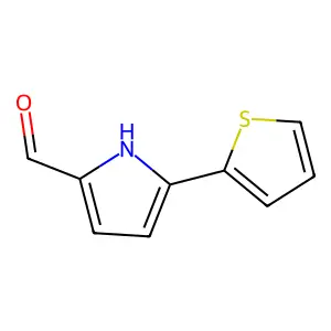 5-(thiophen-2-yl)-1H-pyrrole-2-carbaldehyde structure