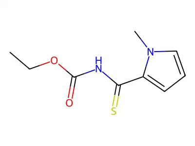 ethyl N-(1-methylpyrrole-2-carbothioyl)carbamate structure