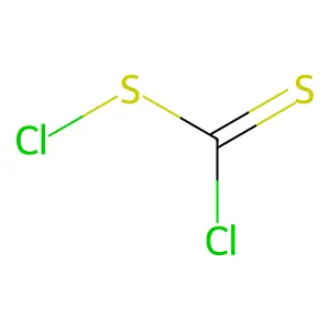 Chlorothioformylsulfenylchloride structure