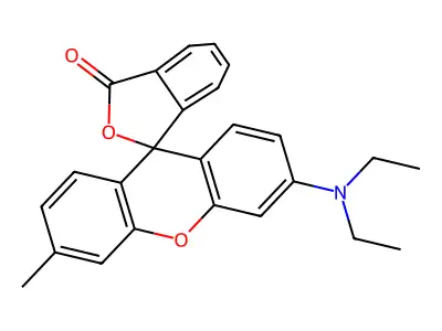 3-(Diethylamino)-6-methylfluoran structure