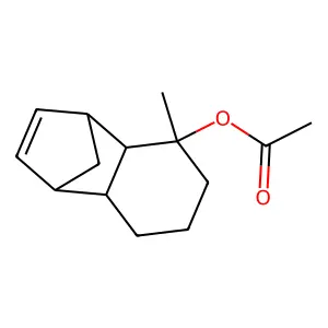 1,4-Methanonaphthalen-5-ol, 1,4,4a,5,6,7,8,8a-octahydro-5-methyl-, 5-acetate structure