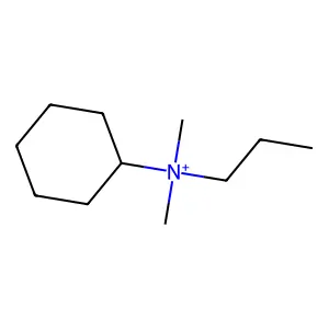 Cyclohexyl-dimethyl-propyl-azanium structure