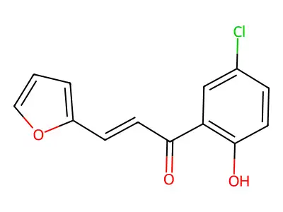 1-(5-Chloro-2-hydroxyphenyl)-3-(furan-2-yl)prop-2-en-1-one structure