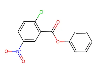 Phenyl 2-chloro-5-nitrobenzoate structure