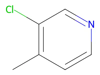 3-Chloro-4-methylpyridine structure