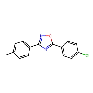 5-(4-Chlorophenyl)-3-(4-methylphenyl)-1,2,4-oxadiazole structure