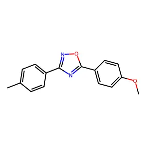 5-(4-Methoxyphenyl)-3-(4-methylphenyl)-1,2,4-oxadiazole structure
