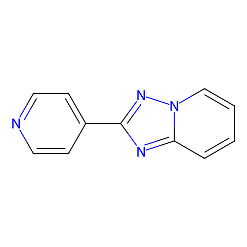 2-(4-Pyridyl)(1,2,4)triazolo(1,5-a)pyridine structure