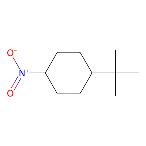 1-Tert-butyl-4-nitrocyclohexane structure