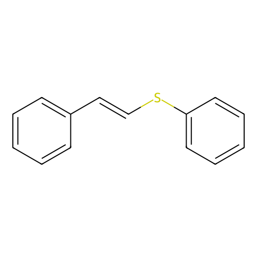 Phenyl styryl sulfide structure