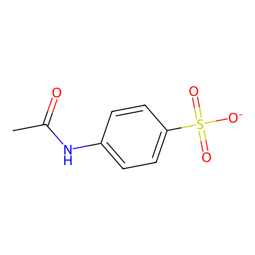 4-Acetamidobenzenesulfonate structure