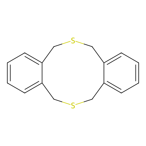 3,12-Dithiatricyclo[12.4.0.05,10]octadeca-1(18),5,7,9,14,16-hexaene structure