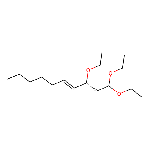 4-Decene, 1,1,3-triethoxy- structure