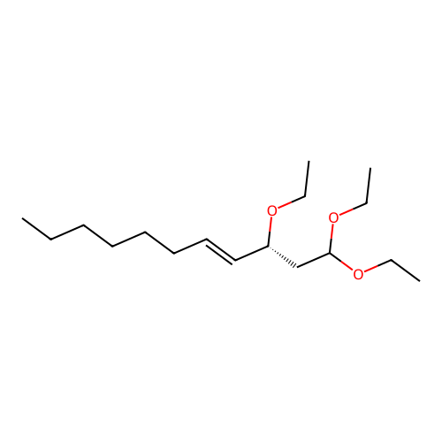 (E,3R)-1,1,3-triethoxyundec-4-ene structure