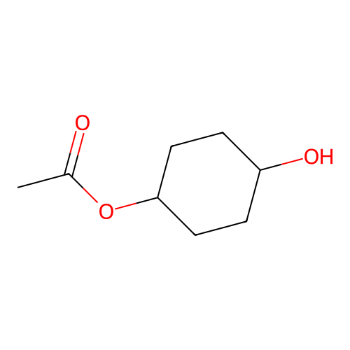 4-Hydroxycyclohexyl acetate structure