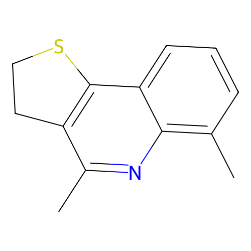 4,6-Dimethyl-2,3-dihydrothieno[3,2-c]quinoline structure