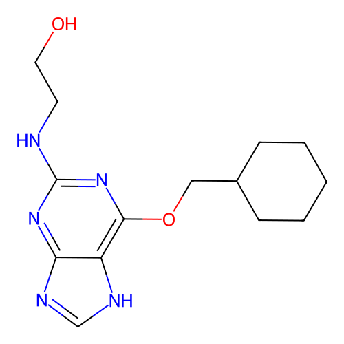 O6-Cyclohexylmethylguanine deriv. 10 structure