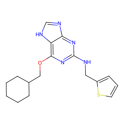 O6-Cyclohexylmethylguanine deriv. 43 structure