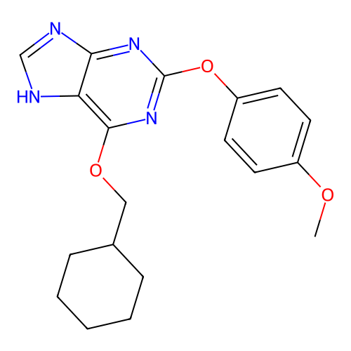 O6-Cyclohexylmethylguanine deriv. 45 structure