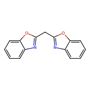 Benzoxazole, 2,2'-methylenebis- structure