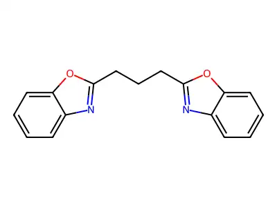 Benzoxazole, 2,2'-(1,3-propanediyl)bis- structure