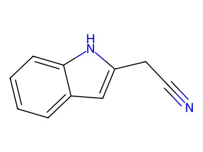 Indole-3-acetonitrile structure