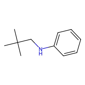 N-(2,2-dimethylpropyl)aniline structure