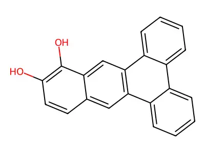 Dibenz(a,c)anthracene-10,11-diol structure