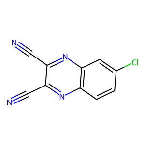 6-Chloroquinoxaline-2,3-dicarbonitrile structure