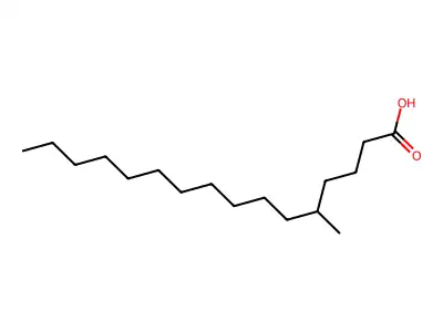 5-Methyl-hexadecanoic acid structure