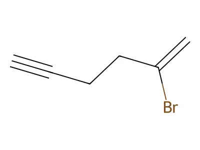 1-Hexen-5-yne, 2-bromo- structure