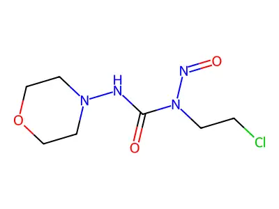 Urea, 1-(2-chloroethyl)-3-morpholino-1-nitroso- structure