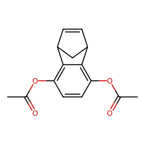 3',6'-Diacetoxybenzonorbornadiene structure