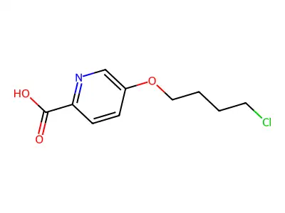 Picolinic acid, 5-(4-chlorobutoxy)- structure
